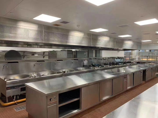 某酒店廚房設備現場展示